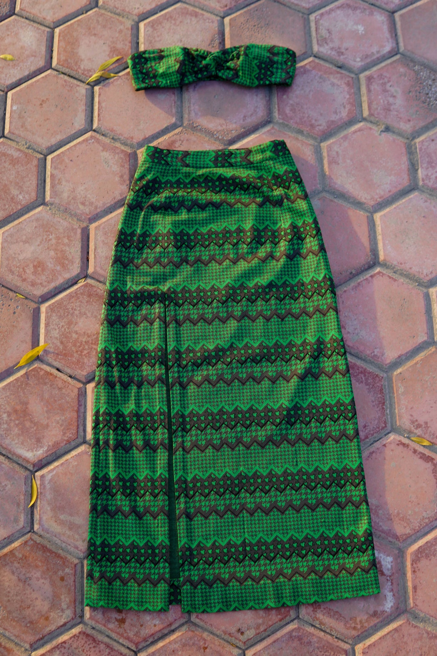 GreenHouse set, Skirt, Bandeau, Laced Dress, top