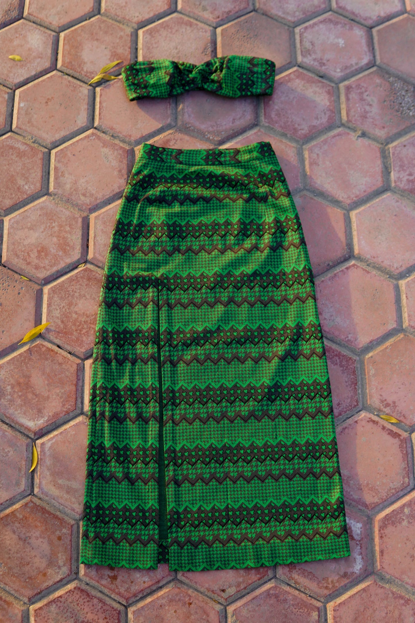 GreenHouse set, Skirt, Bandeau, Laced Dress, top