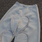 Cotton pants, embossed, seamed, Pants