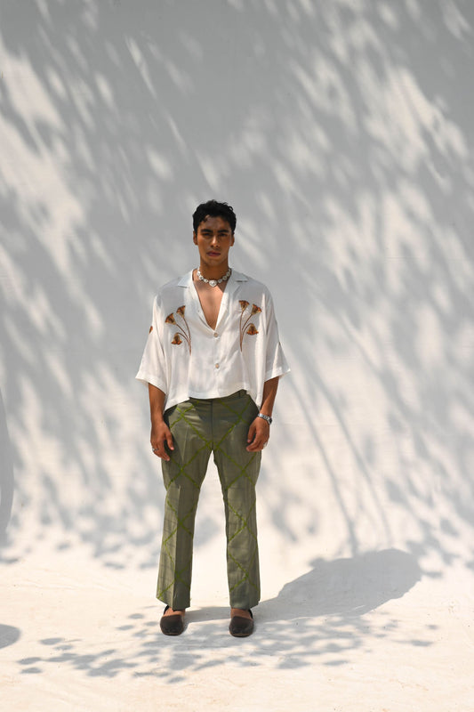 Button Down, Silk, Shirt