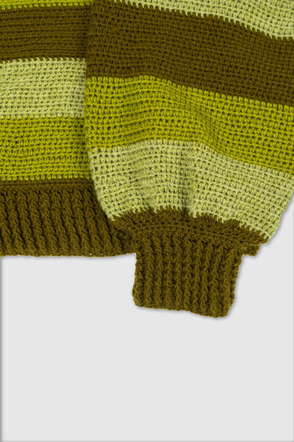 sweater unisex green hand knit fashion shopping apparel womenswear menswear