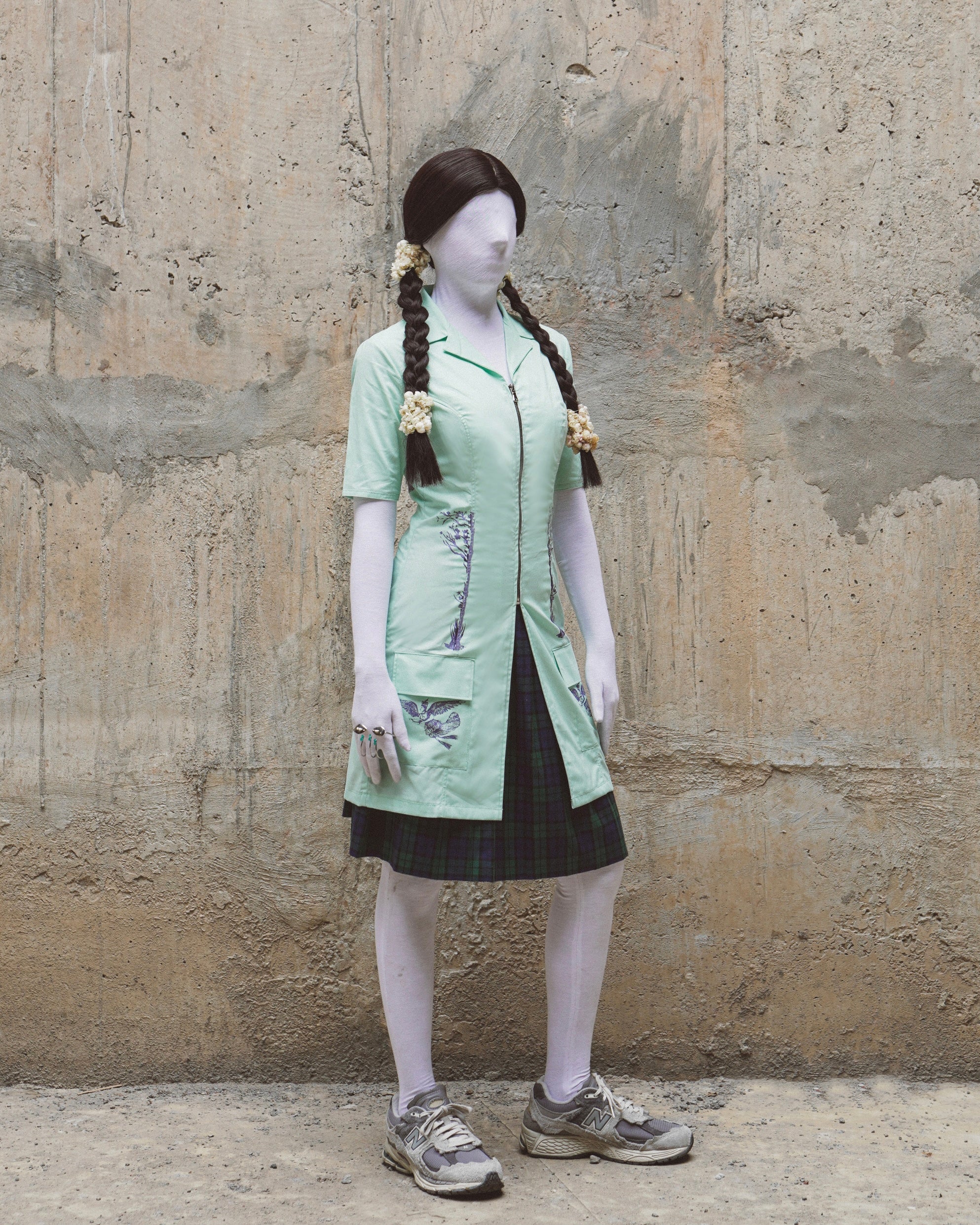 Angel, zipper dress Color Coded Crime Angel, zipper dress Color Coded Crime